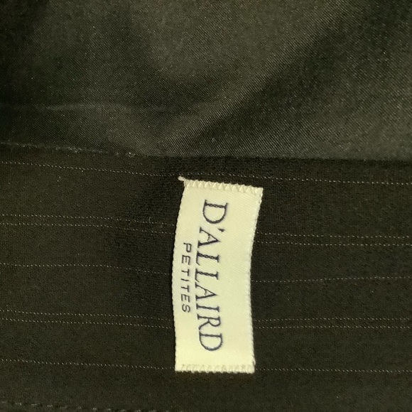 Professional Tailored Blazer, Black Pinstripe 12P - Picture 5 of 8